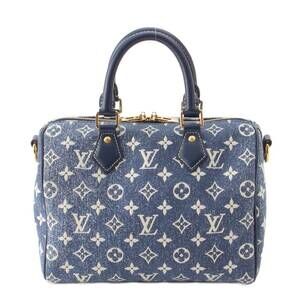 Louis Vuitton Monogram Denim Speedy Bandouliere Shoulder Bag